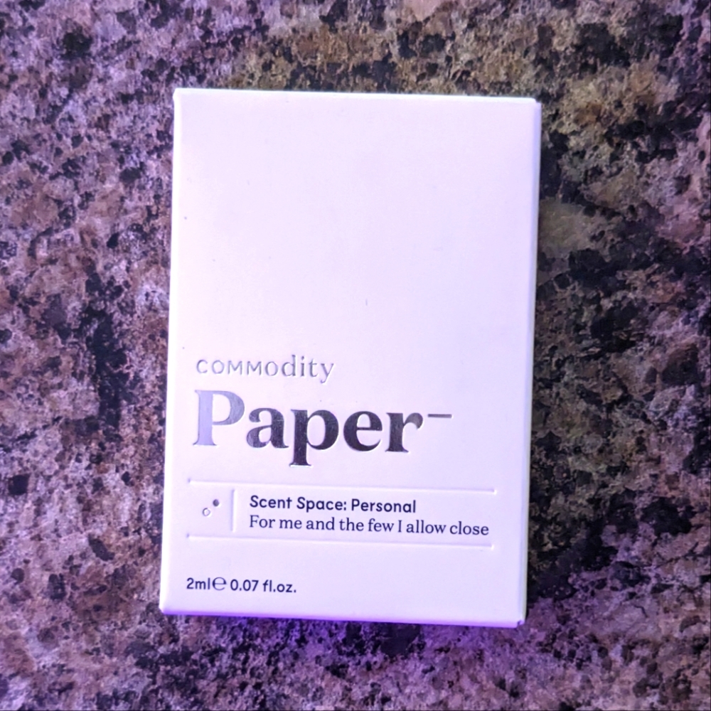 Commodity Paper Personal Sample